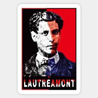 Comte de Lautreamont I Sticker